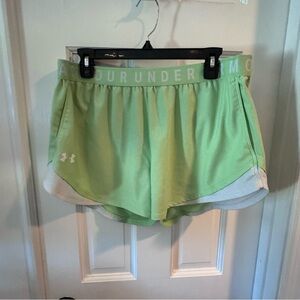 Under Armour HeatGear Loose Running Shorts‎ XL Green
